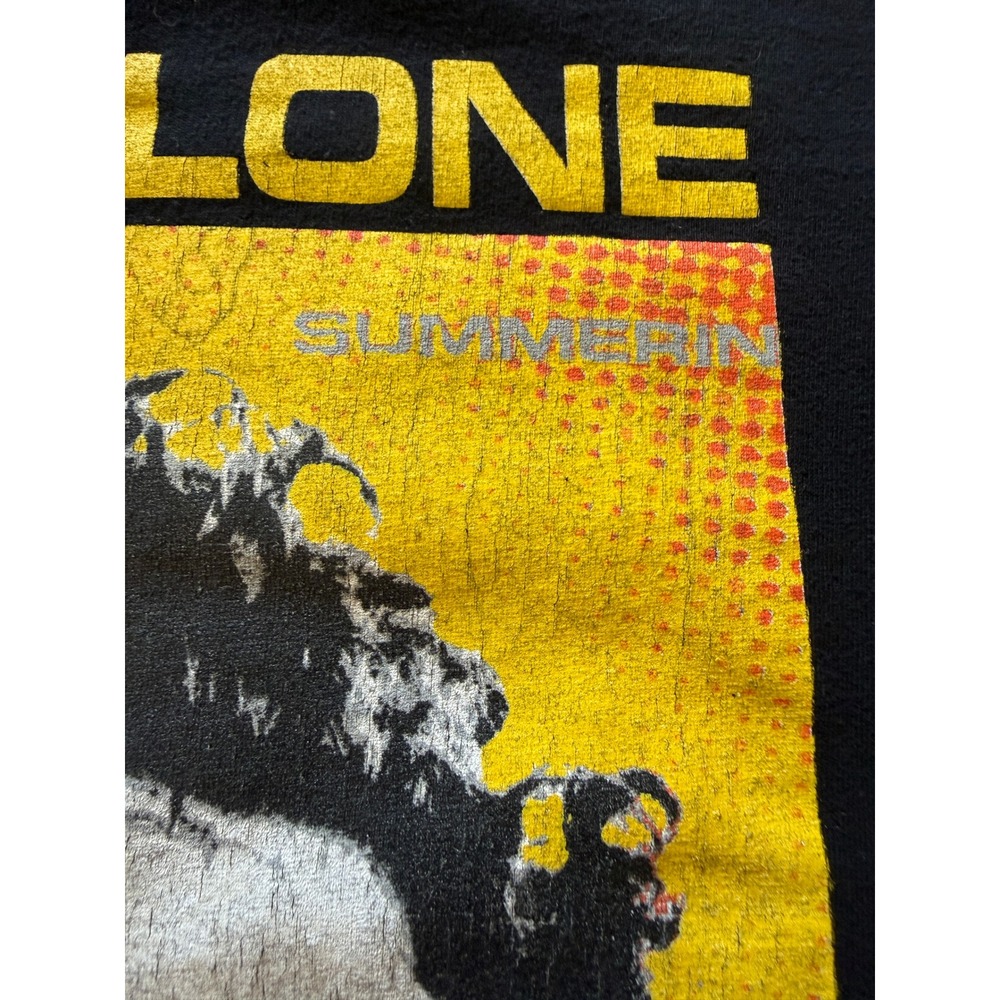 Post Malone 2019 Runaway Tour Graphic T-Shirt Black Yellow Mens Small S - Picture 4 of 6